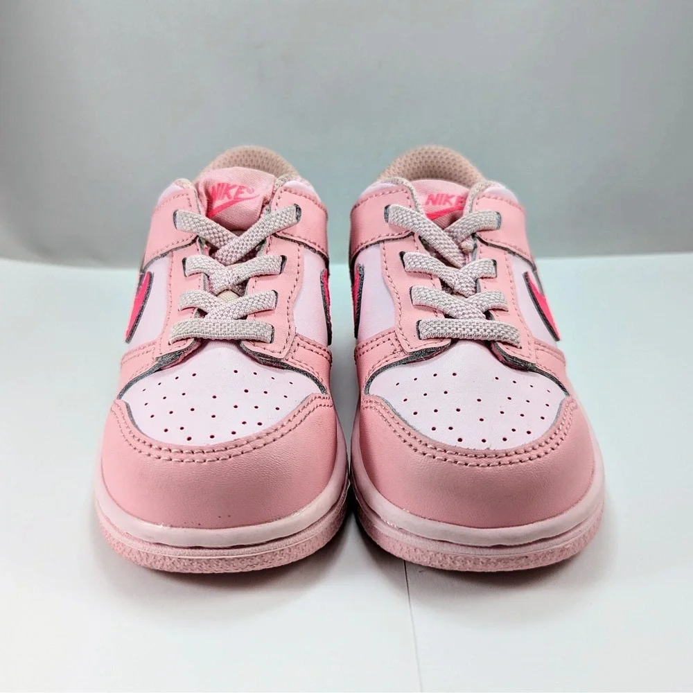 Nike Dunk Low Triple Pink (TDE) DH9761-600 SIZE 8C TODDLER Worn‎ Once
